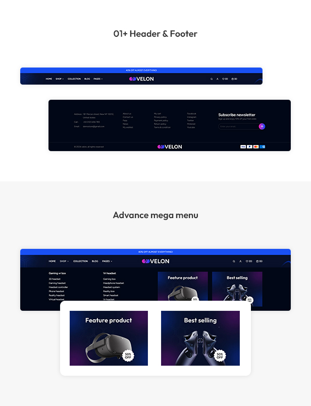 Velon - VR Box Ecommerce Shopify 2.0 Theme