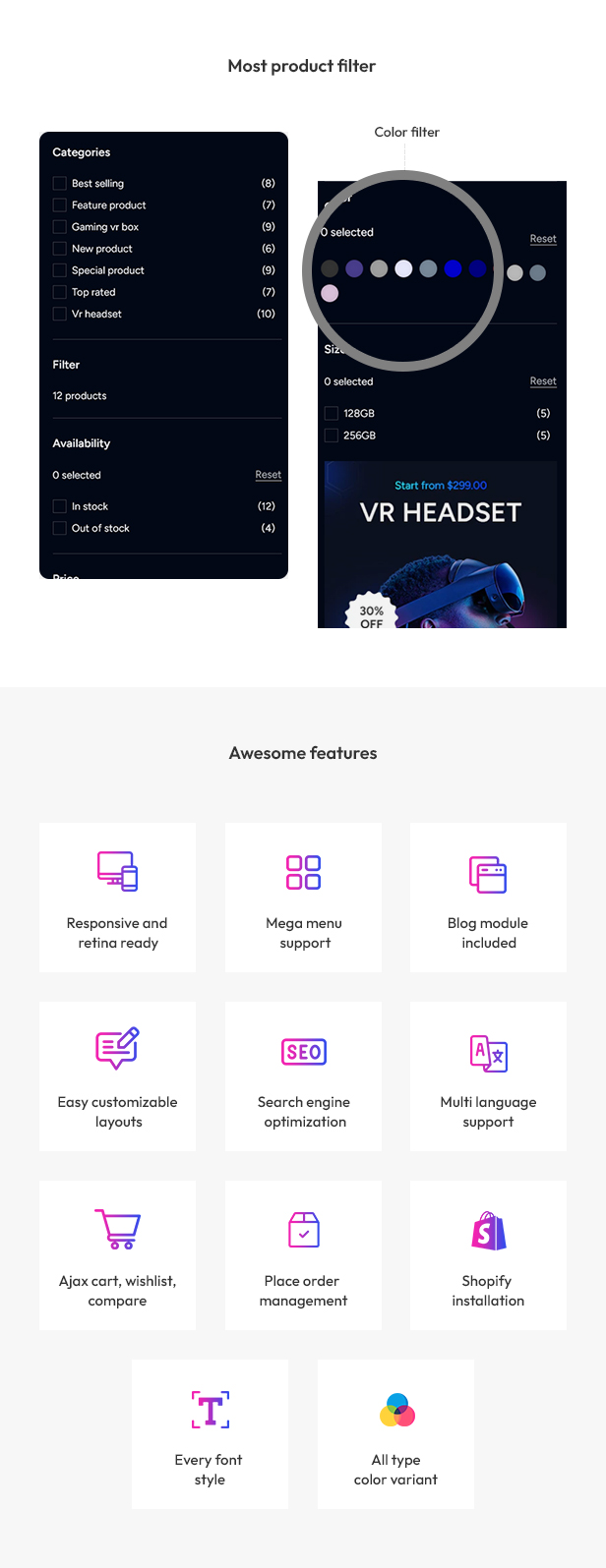 Velon - VR Box Ecommerce Shopify 2.0 Theme